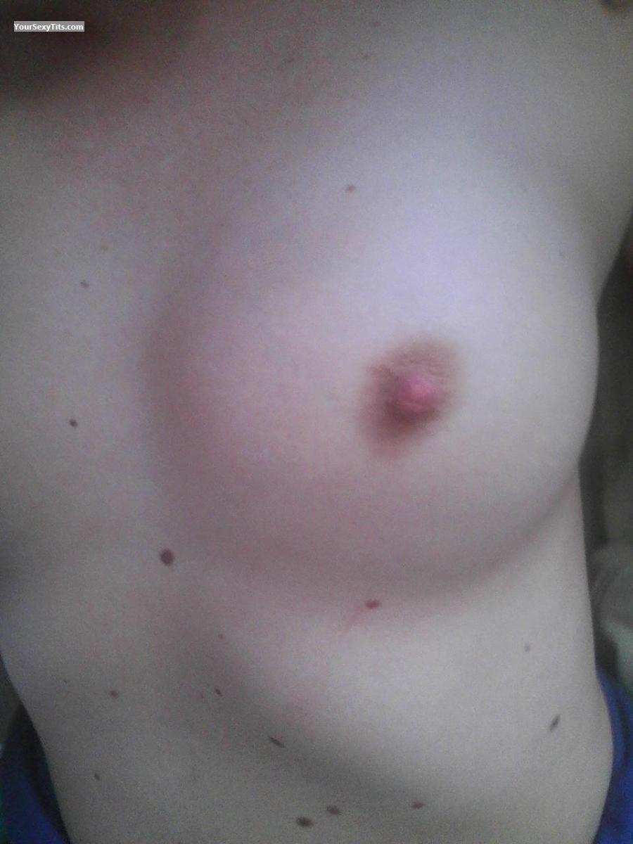 Tit Flash: My Small Tits (Selfie) - L from United States